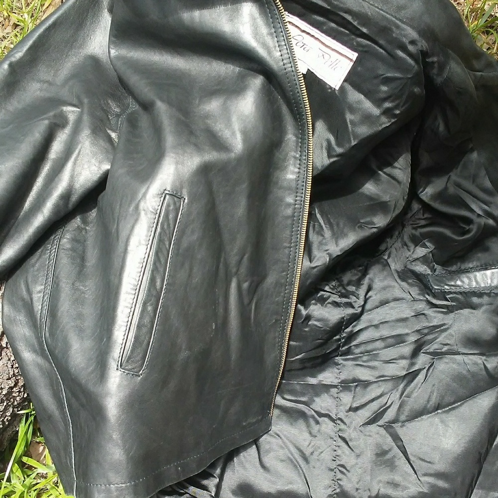 NWOT MEN'S ITALIAN LEATHER ZIP - Picture 6 of 8